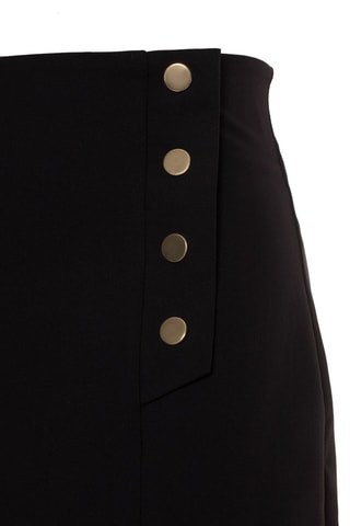 Jupe fourreau taille haute - Noir