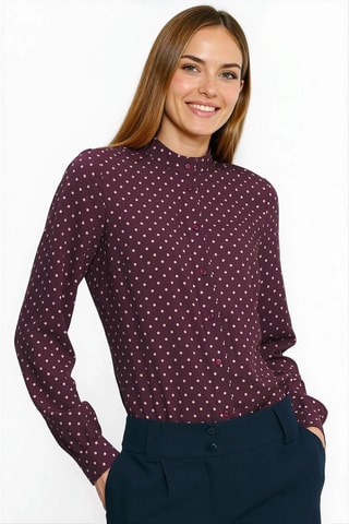Chemisier relaxed - Rouge et rose
