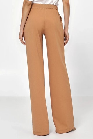 Pantalon wide legs - Marron