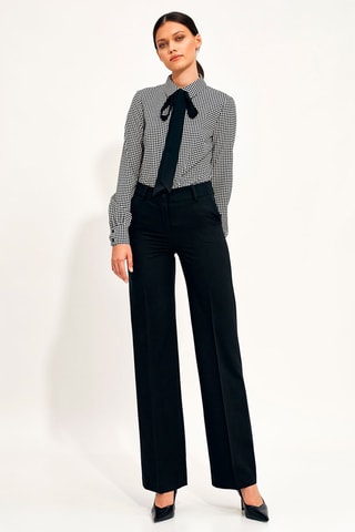 Pantalon taille haute - Noir
