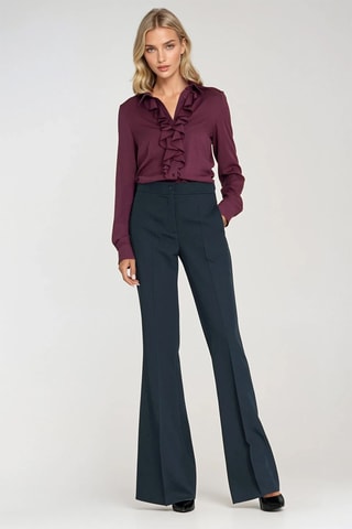 Pantalon flare - Bleu