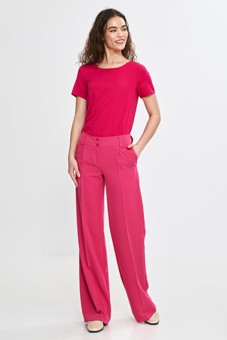 Pantalon wide legs - Rose