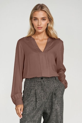 Blouse regular - Marron