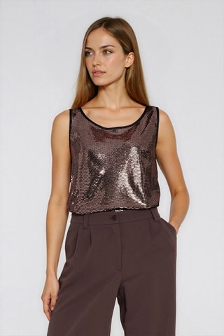Blouse regular - Marron