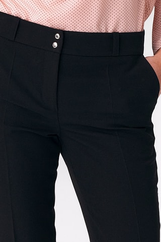 Pantalon cigarette 7/8 - Noir