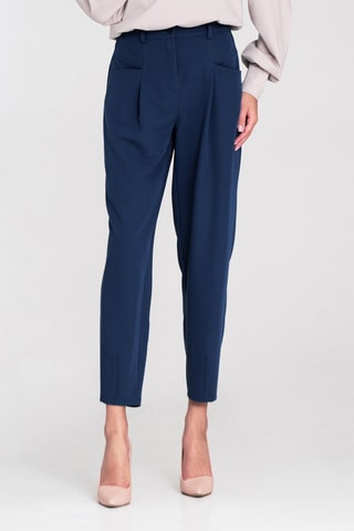 Pantalon carotte 7/8 - Bleu