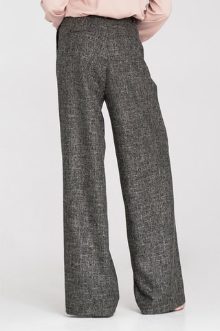 Pantalon wide legs taille haute - Noir