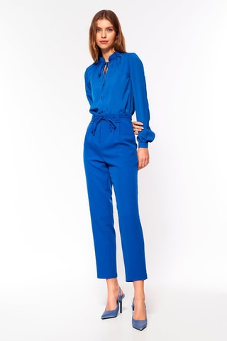 Pantalon carotte - Bleu
