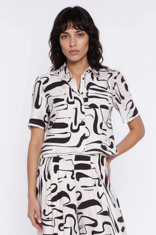 Blouse regular - Blanc