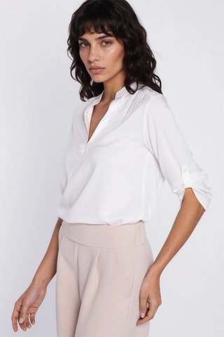 Blouse regular - Écru