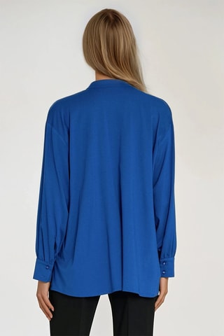 Blouse oversize - Bleu