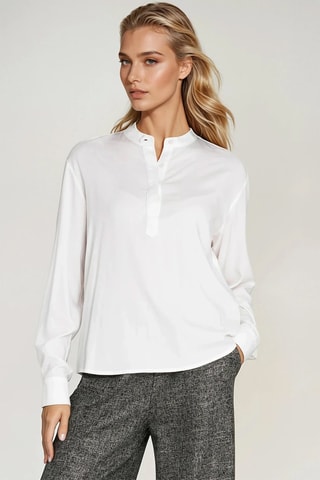 Blouse oversize - Blanc