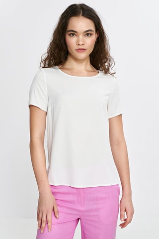 Blouse regular - Blanc