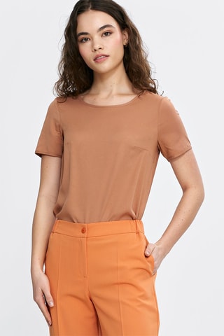 Blouse regular - Marron