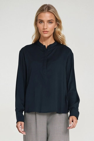 Blouse oversize - Bleu