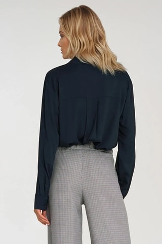 Blouse oversize - Bleu
