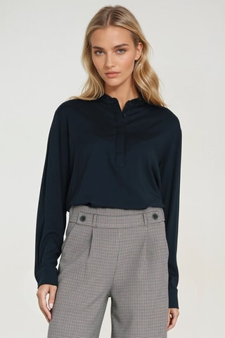 Blouse oversize - Bleu