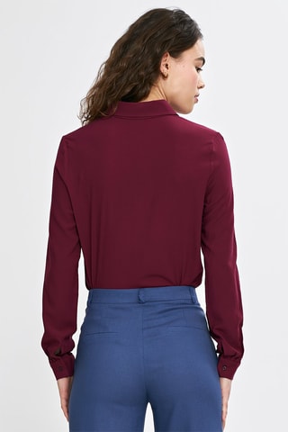 Chemisier regular - Rouge