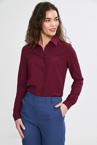Chemisier regular - Rouge