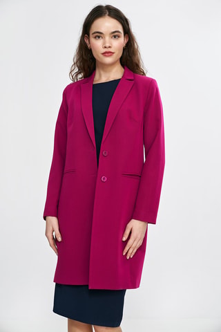 Manteau regular - Violet
