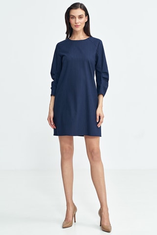 Robe droite - Bleu