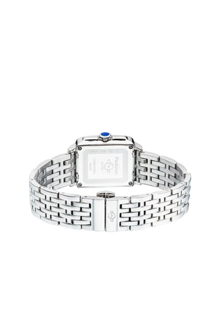 Montre à quartz en acier et diamants Padova