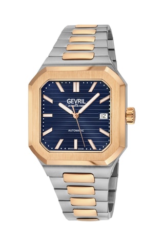 Montre automatique en acier - Doré rose et argenté