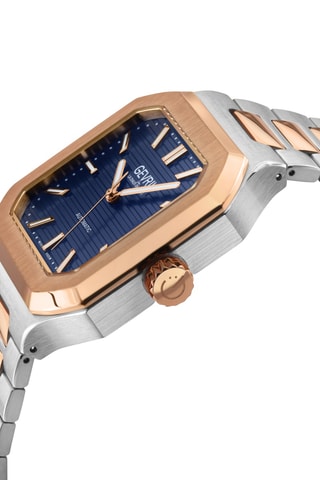 Montre automatique en acier - Doré rose et argenté