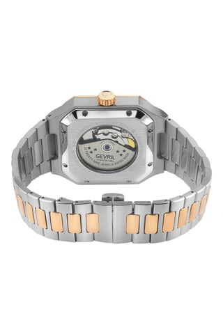 Montre automatique en acier - Doré rose et argenté