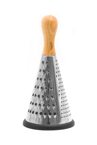 Râpe multifonctions en hêtre et acier inoxydable -  24 cm