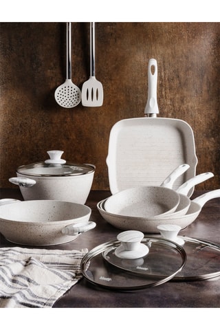 Batterie de cuisine StoneWhite - 10 pièces