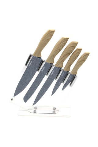 Bloc de 5 pièces en acier inoxydable Pierre Gourmet