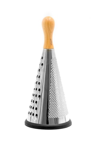 Râpe multifonctions en hêtre et acier inoxydable - 30 cm