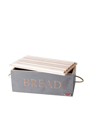 Boîte à pain et planche à découper en hêtre Pierre Gourmet - 35 x 20 x 14 cm