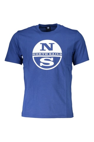 T-shirt - Blanc et bleu