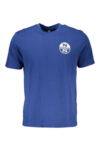 T-shirt - Blanc et bleu
