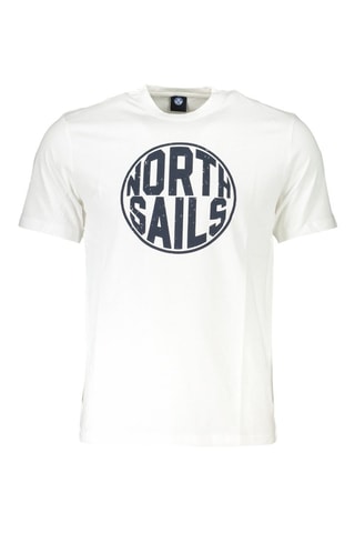 T-shirt - Blanc et bleu