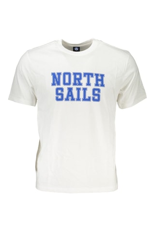 T-shirt - Blanc et bleu
