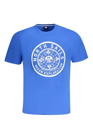 T-shirt - Blanc et bleu