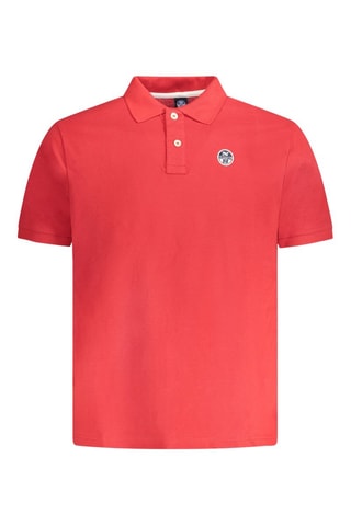 Polo - Blanc, noir et rouge
