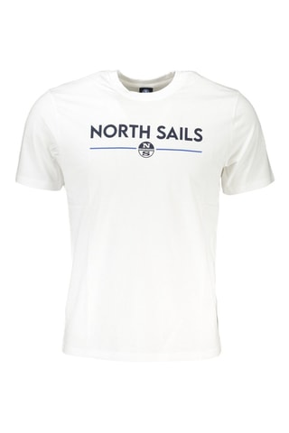 T-shirt - Blanc et bleu