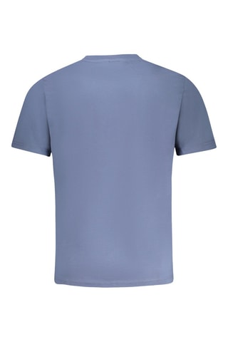 T-shirt - Blanc, bleu et marron