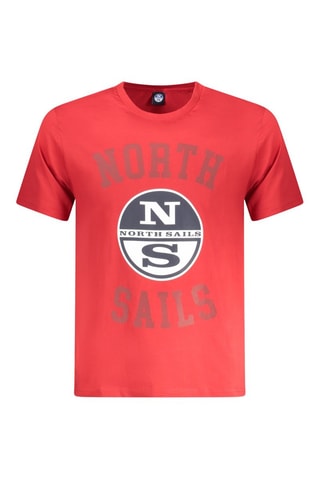 T-shirt - Blanc, noir, rouge et gris