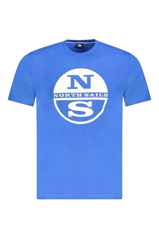 T-shirt - Blanc et bleu