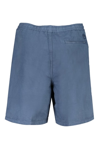 Bermuda regular en lin - Bleu