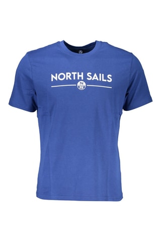 T-shirt - Blanc et bleu