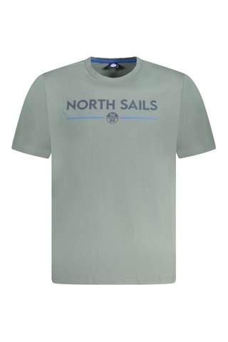 T-shirt - Bleu, vert et gris