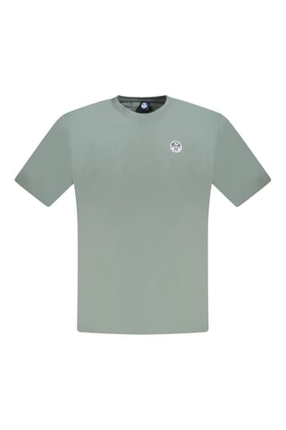 T-shirt - Blanc, noir et vert