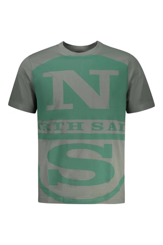 T-shirt - Vert et gris