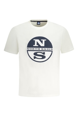 T-shirt - Blanc et bleu